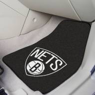 Brooklyn Nets 2-Piece Carpet Car Mats