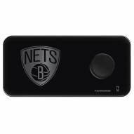 Brooklyn Nets 3 in 1 Glass Wireless Charge Pad