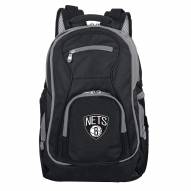NBA Brooklyn Nets Colored Trim Premium Laptop Backpack
