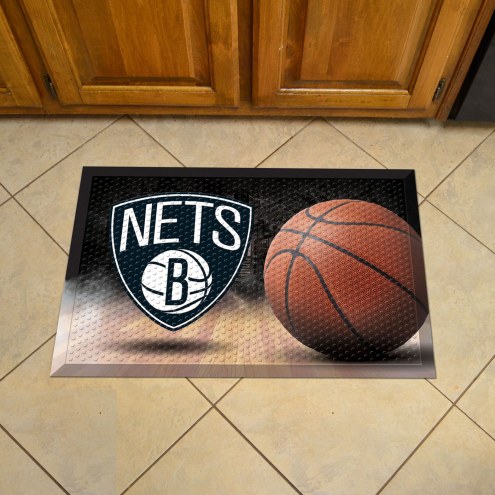 Brooklyn Nets Scraper Door Mat