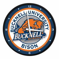 Bucknell Bison Modern Disc Wall Clock