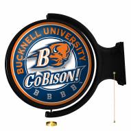 Bucknell Bison Round Rotating Lighted Wall Sign