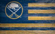 Buffalo Sabres 11" x 19" Distressed Flag Sign