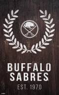 Buffalo Sabres 11" x 19" Laurel Wreath Sign