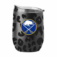 Buffalo Sabres 16 oz. Leopard Powder Coat Curved Beverage Glass