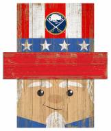 Buffalo Sabres 19" x 16" Patriotic Head