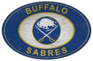 Buffalo Sabres 46" Heritage Logo Oval Sign