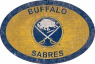 Buffalo Sabres 46" Team Color Oval Sign