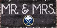 Buffalo Sabres 6" x 12" Mr. & Mrs. Sign
