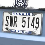 Buffalo Sabres Chrome Metal License Plate Frame