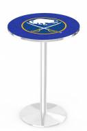 Buffalo Sabres Chrome Pub Table with Round Base