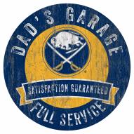 Buffalo Sabres Dad's Garage Sign
