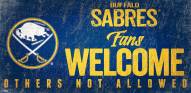 Buffalo Sabres Fans Welcome Sign