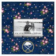 Buffalo Sabres Floral 10" x 10" Picture Frame