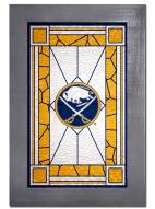 Buffalo Sabres Stained Glass with Frame