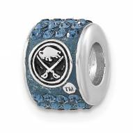 Buffalo Sabres Sterling Silver Charm Bead