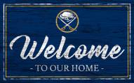 Buffalo Sabres Team Color Welcome Sign