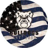 Butler Bulldogs 12" Team Color Flag Circle Sign