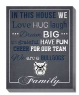 Butler Bulldogs 16" x 20" In This House Canvas Print