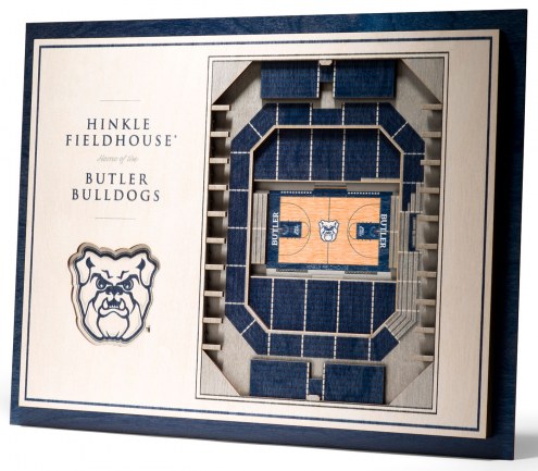 Butler Bulldogs 5-Layer StadiumViews 3D Wall Art