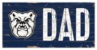 Butler Bulldogs 6" x 12" Dad Sign
