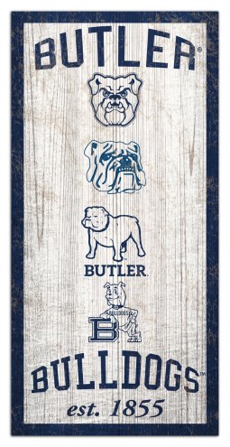 Butler Bulldogs 6&quot; x 12&quot; Heritage Sign