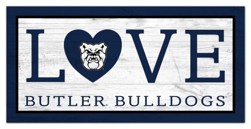 Butler Bulldogs 6&quot; x 12&quot; Love Sign