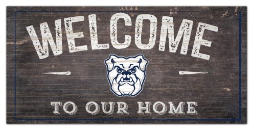 Butler Bulldogs 6&quot; x 12&quot; Welcome Sign