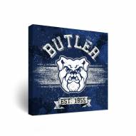 Butler Bulldogs Banner Canvas Wall Art