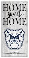 Butler Bulldogs Home Sweet Home Whitewashed 6" x 12" Sign