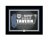 Butler Bulldogs Neon Tavern 12" x 16" Framed Wall Art