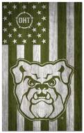 Butler Bulldogs OHT Military Green Flag 11" x 19" Sign