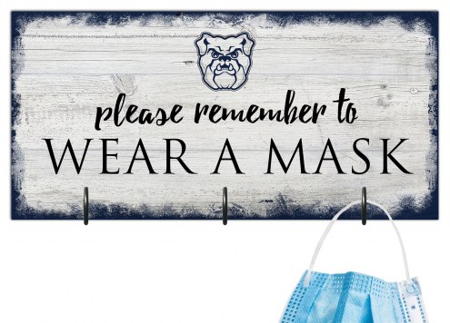 Butler Bulldogs Please Wear Your Mask Sign