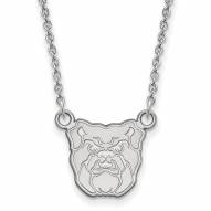 Butler Bulldogs Sterling Silver Small Pendant with Necklace
