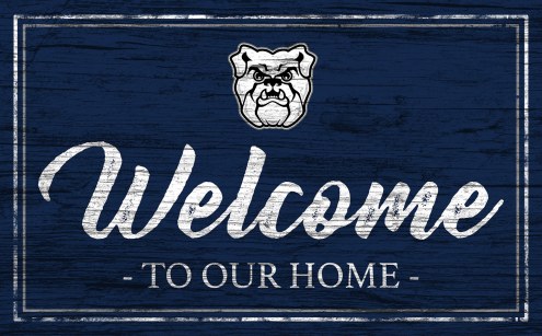 Butler Bulldogs Team Color Welcome Sign