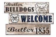 Butler Bulldogs Welcome 3 Plank Sign