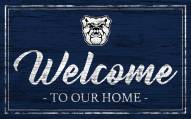 Butler Bulldogs Welcome to our Home 6" x 12" Sign