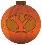 BYU Cougars 12" Halloween Pumpkin Sign