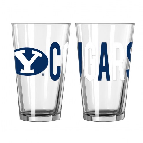 BYU Cougars 16 oz. Overtime Pint Glass