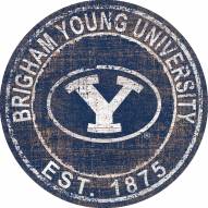 BYU Cougars 24" Heritage Logo Round Sign