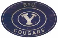 BYU Cougars 46" Heritage Logo Oval Sign