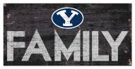 BYU Cougars 6" x 12" Family Sign