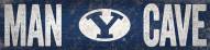 BYU Cougars 6" x 24" Man Cave Sign