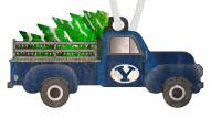 BYU Cougars Christmas Truck Ornament
