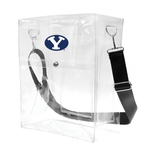 BYU Cougars Clear Ticket Satchel