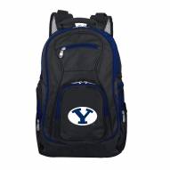 NCAA BYU Cougars Colored Trim Premium Laptop Backpack