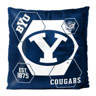 BYU Cougars Connector Double Sided Velvet Pillow