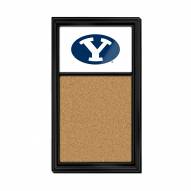 BYU Cougars Cork Note Board