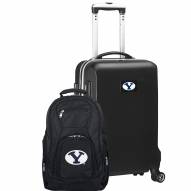 BYU Cougars Deluxe 2-Piece Backpack & Carry-On Set