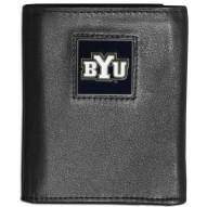 BYU Cougars Leather Tri-fold Wallet